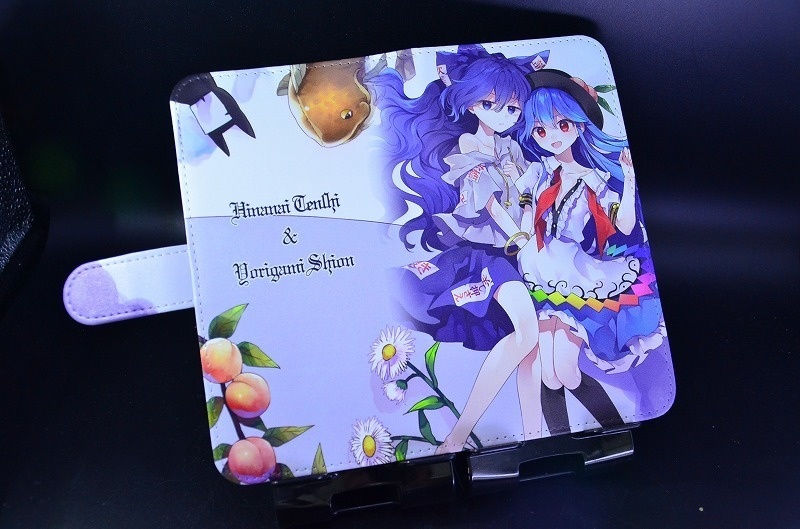 フルプリント手帳型スマホケース「天子・紫苑」