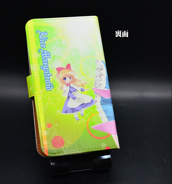 フルプリント手帳型スマホケース「アリス・マーガトロイド」