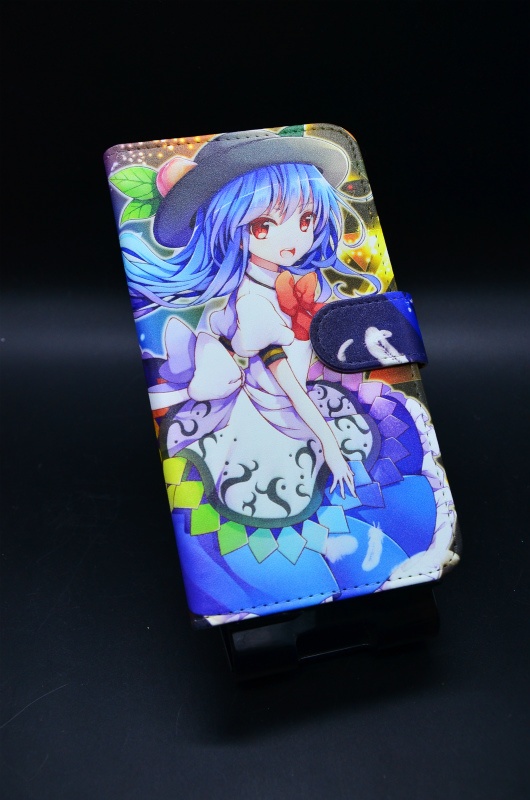 フルプリント手帳型スマホケース「比那名居天子」