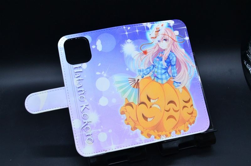 フルプリント手帳型ケース「こころ」