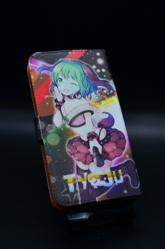 フルプリント手帳型スマホケース「鳥獣伎楽」