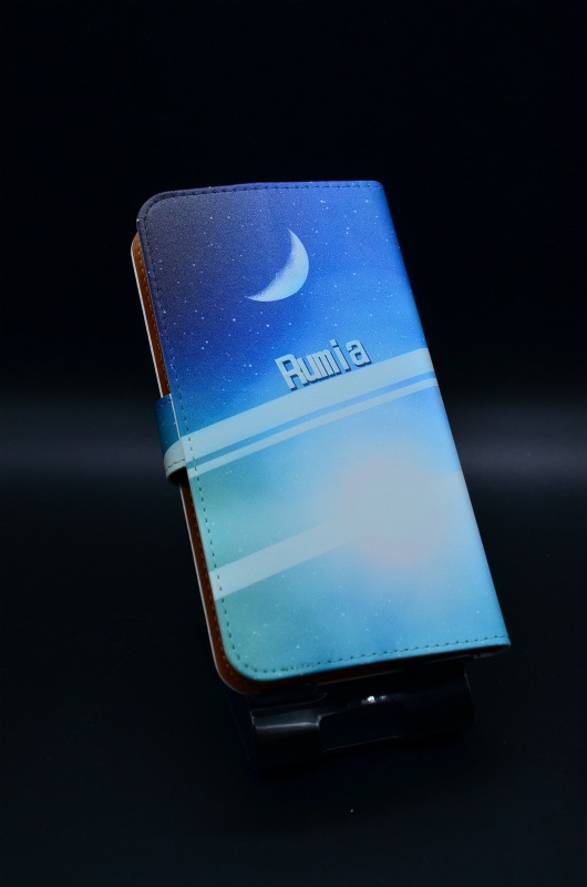 フルプリント手帳型スマホケース「ルーミア」