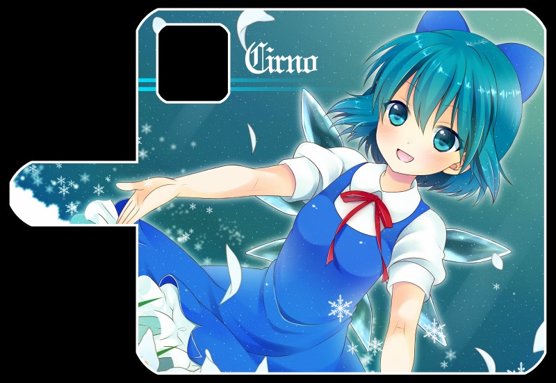 フルプリント手帳型スマホケース「チルノ」