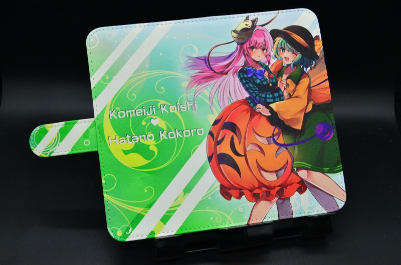 フルプリント手帳型スマホケース「こいし・こころ」