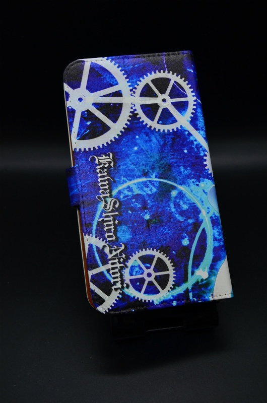 フルンプリント手帳型スマホケース 「河城にとり」