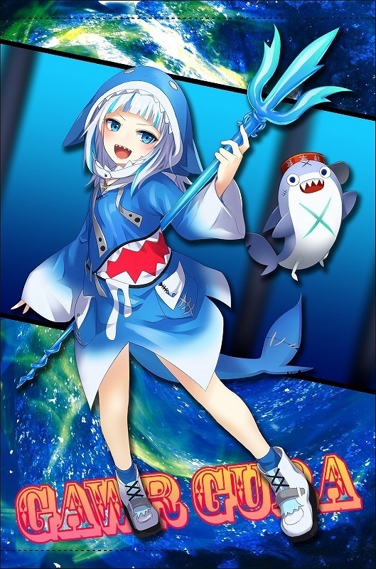 B2サイズタペストリー「がうる・ぐら」
