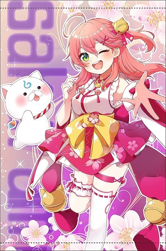 B2サイズタペストリー「さくらみこ」