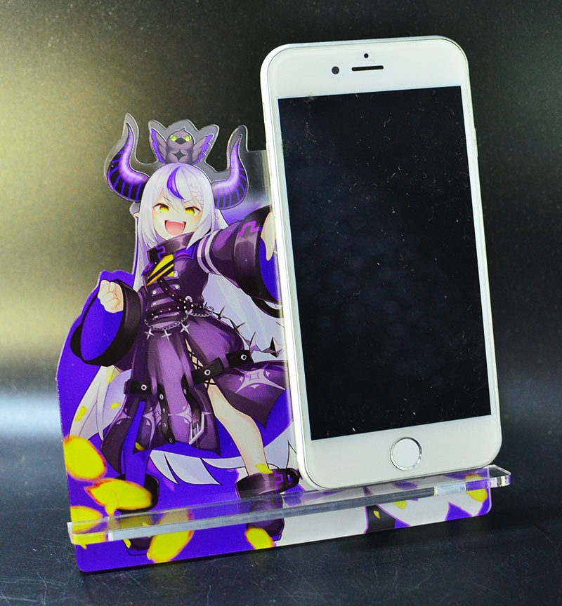 自家製アクリルスマホスタンド「ラプラス・ダークネス」