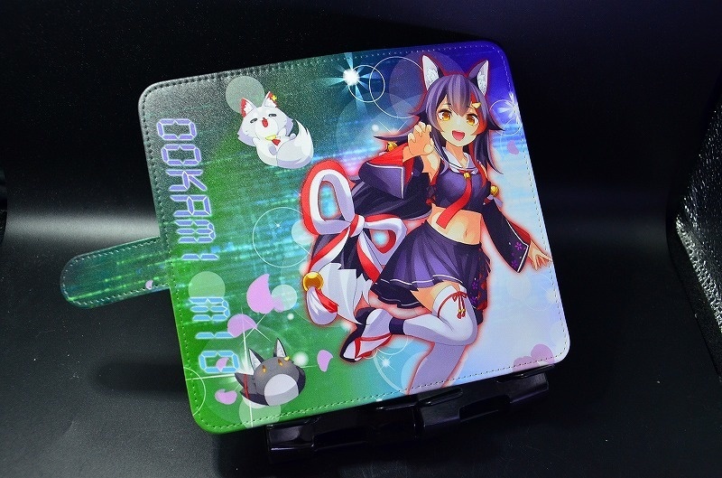 フルプリント手帳型スマホカバー「大神ミオ」