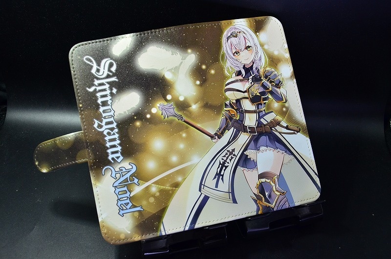 フルプリント手帳型スマホカバー「白銀ノエル」