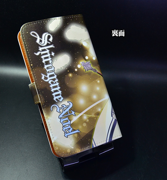 フルプリント手帳型スマホカバー「白銀ノエル」