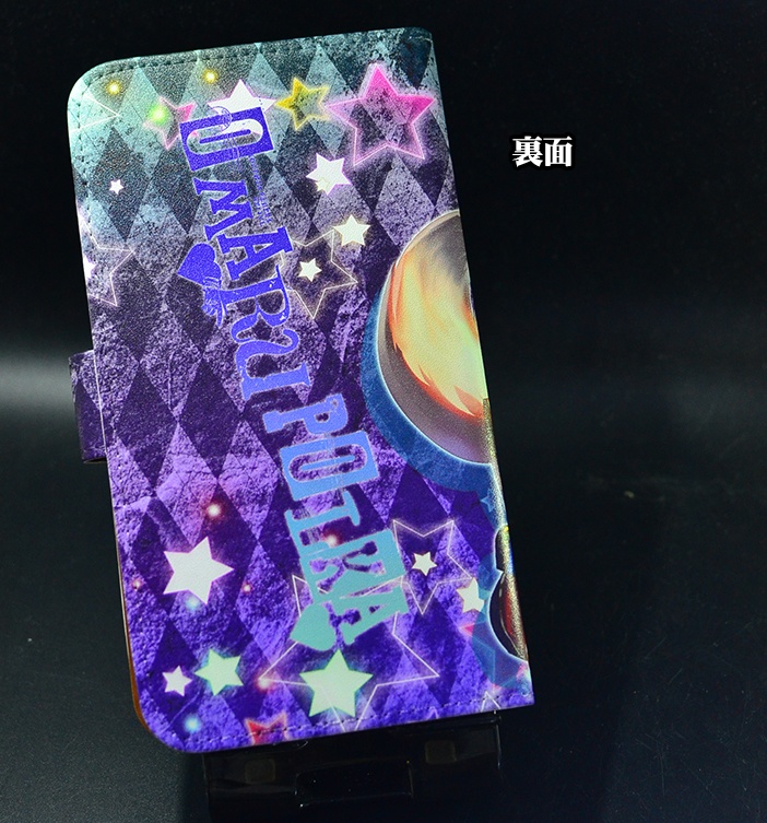 フルプリント手帳型スマホカバー「尾丸ポルカ」