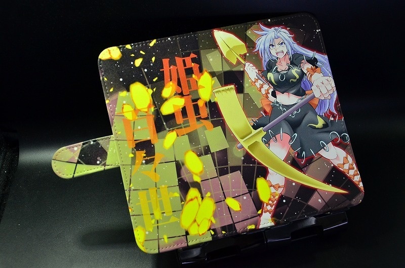 フルプリント手帳型スマホカバー「姫虫百々世」