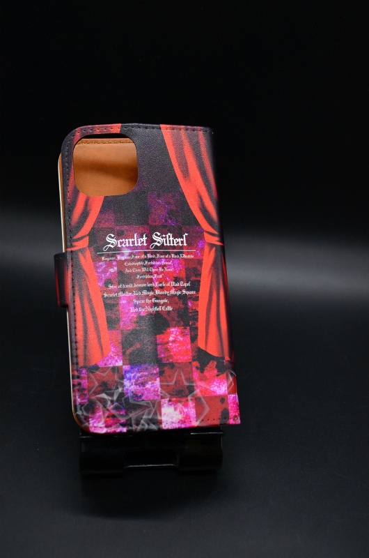 フルプリント手帳型スマホケース「レミフラ・シルエット」