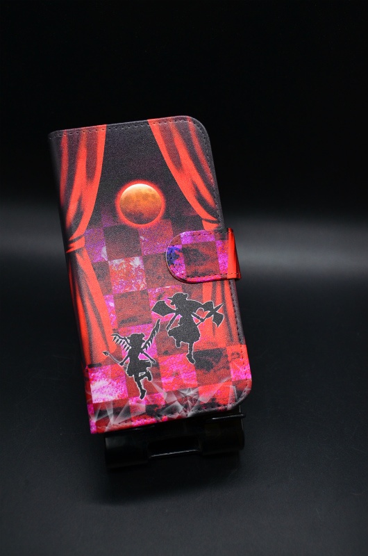 フルプリント手帳型スマホケース「レミフラ・シルエット」