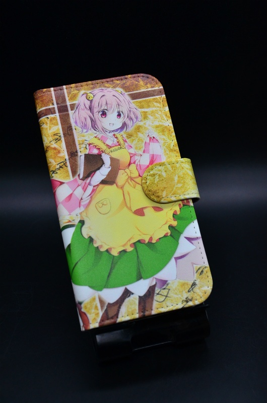 フルプリント手帳型スマホケース「小鈴・阿求」