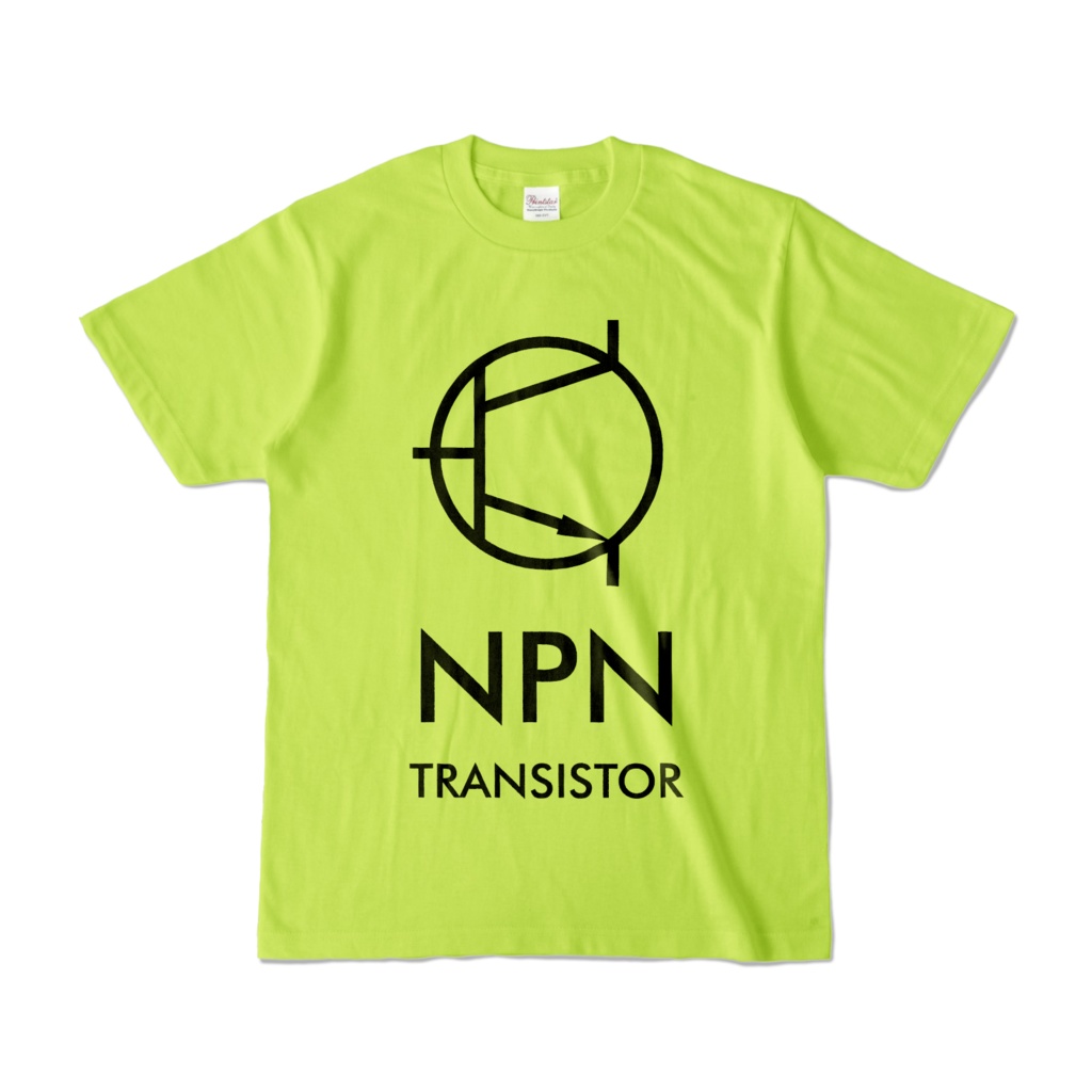 NPNトランジスター 淡色カラーTシャツ