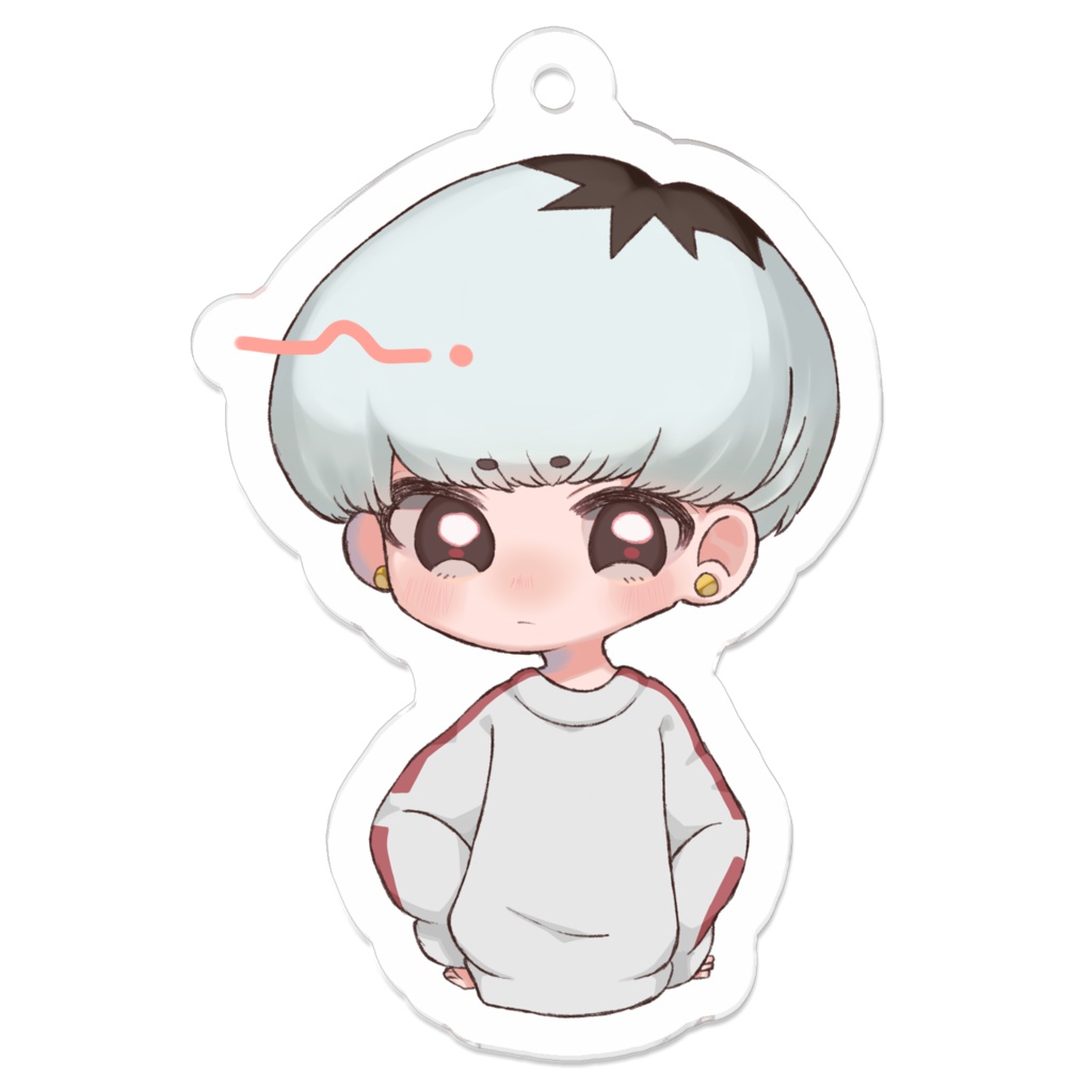 tenし君とチョコミントまっしゅ君アクリルキーホルダー