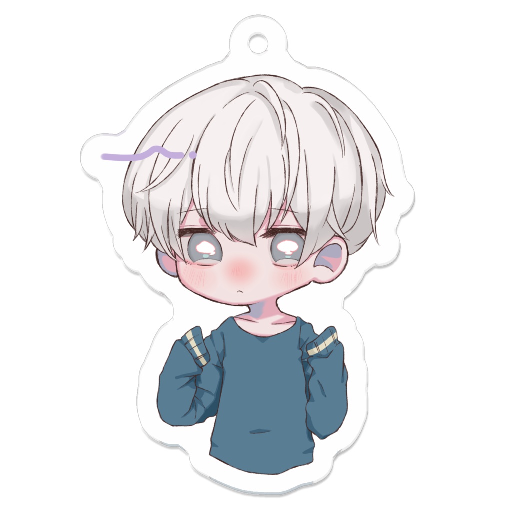 tenし君とチョコミントまっしゅ君アクリルキーホルダー