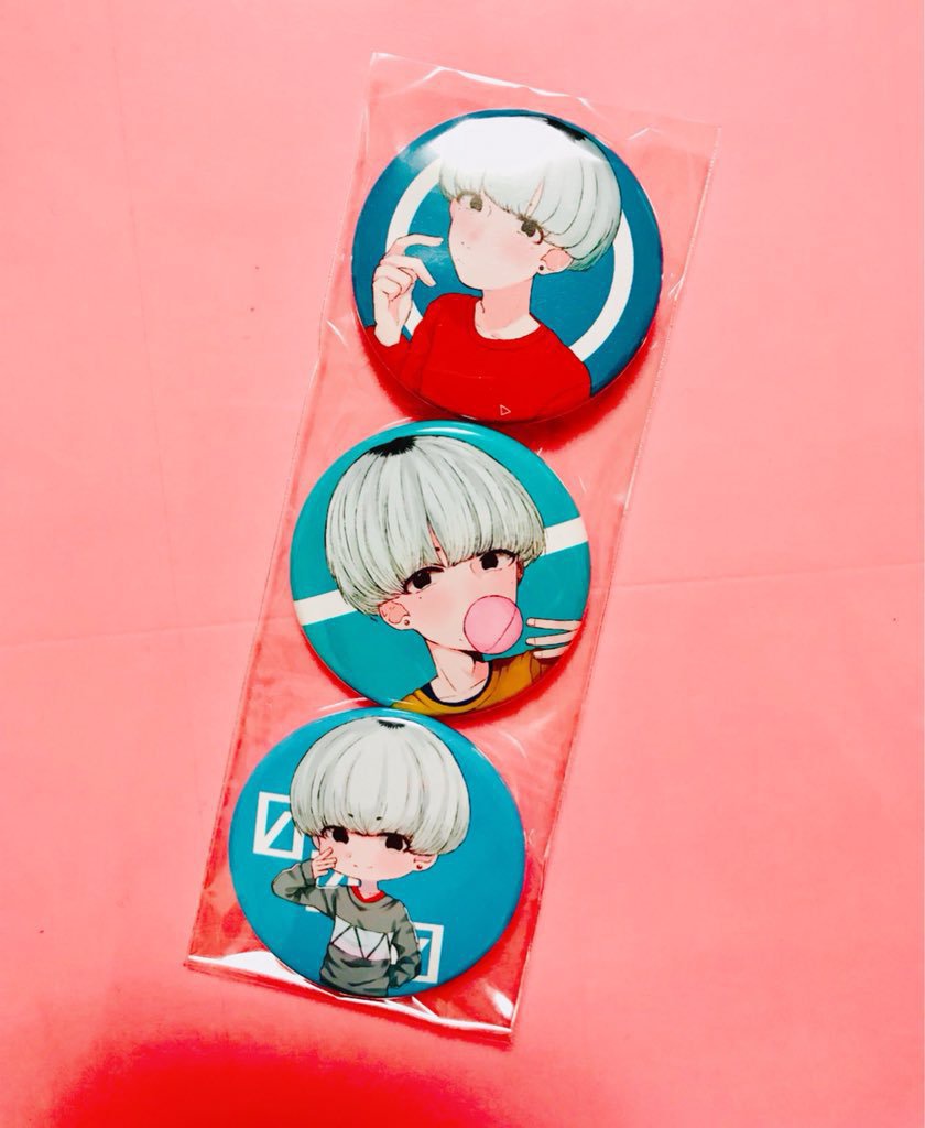 チョコミントまっしゅ君 缶バッジセット