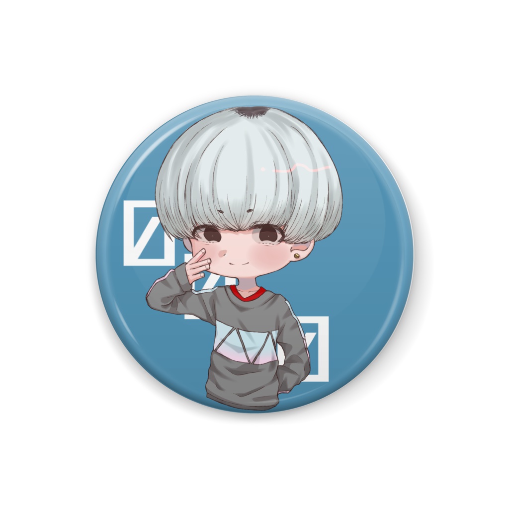 チョコミントまっしゅ君 缶バッジセット