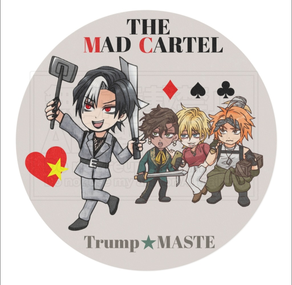 【MC4】トランプ柄マスキングテープ