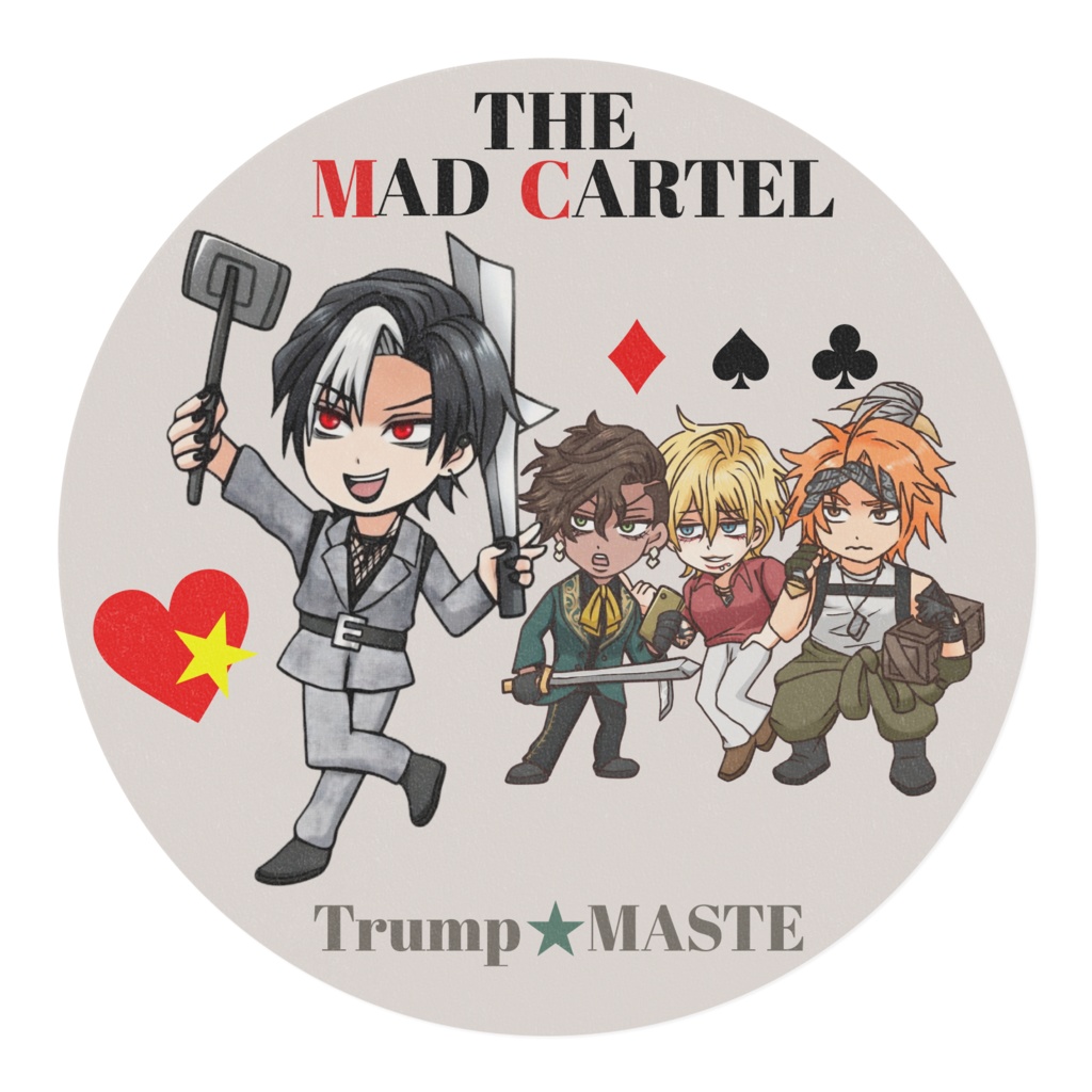 【MC4】トランプ柄マスキングテープ