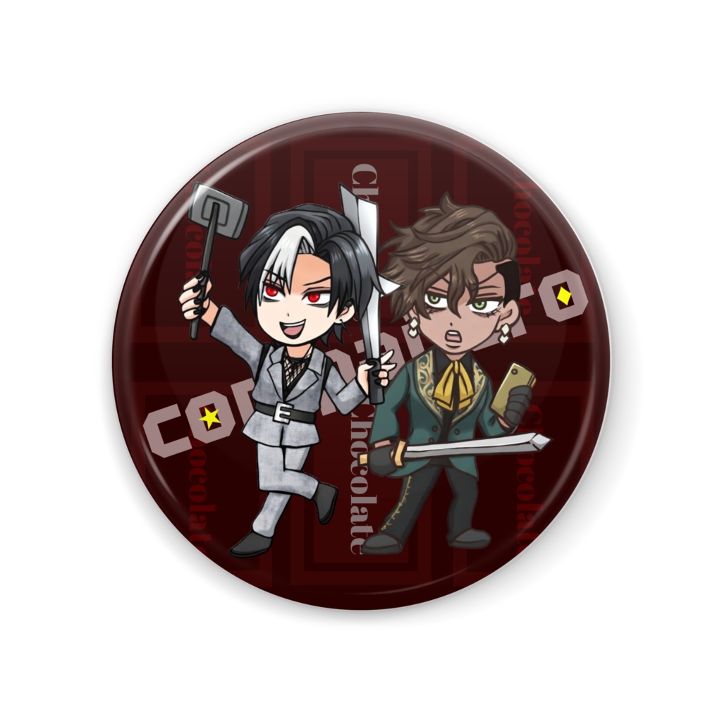 【パク＆ファビアン】相棒🍫缶ミラー