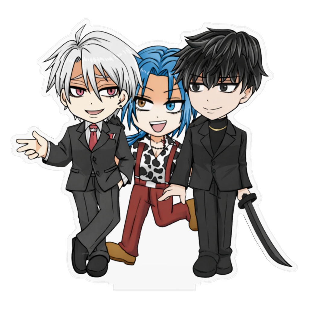 【ちょっぴりリメイク】おっきいトリオアクスタ