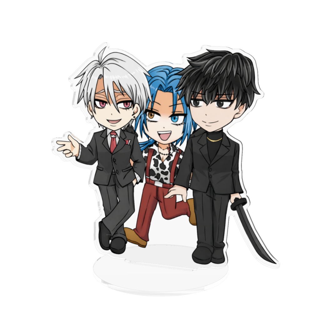 【ちょっぴりリメイク】おっきいトリオアクスタ