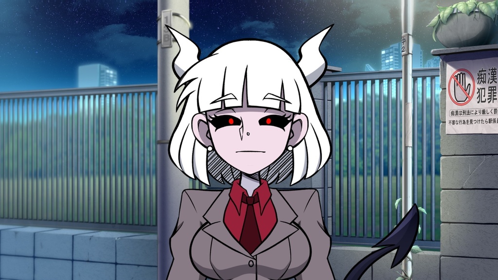 FULL BODY Helltaker VTuber model Rigged Live2d & PSD