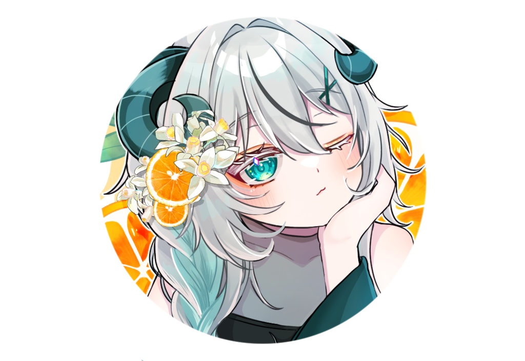 【さのみやましろ】　缶バッジ