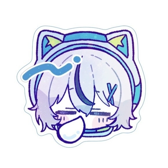【さのみやましろ】アクリルヘアクリップ