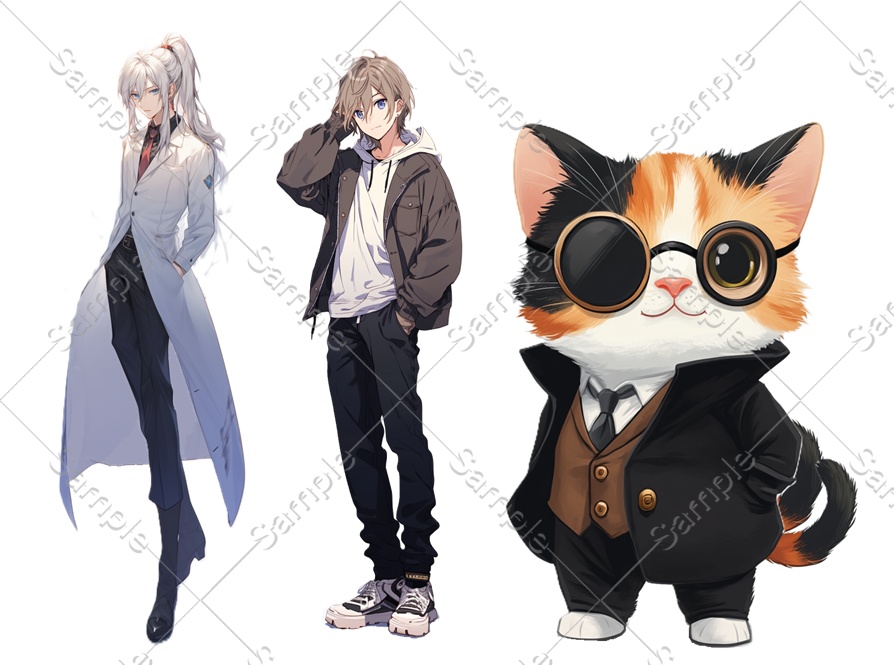 【立ち絵】全身立ち絵詰め合わせ①【TRPG】