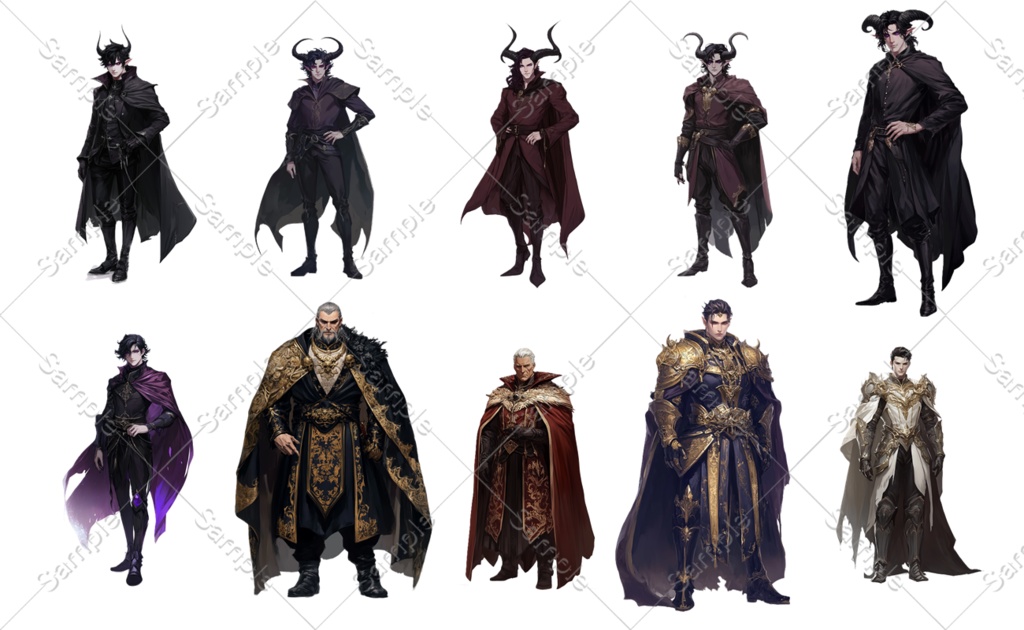 【立ち絵】魔王詰め合わせ【TRPG】【NPC】【ゲーム】