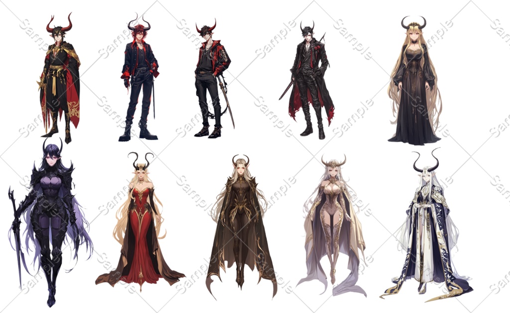 【立ち絵】魔王詰め合わせ【TRPG】【NPC】【ゲーム】