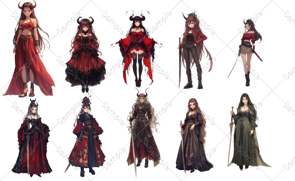 【立ち絵】魔王詰め合わせ【TRPG】【NPC】【ゲーム】