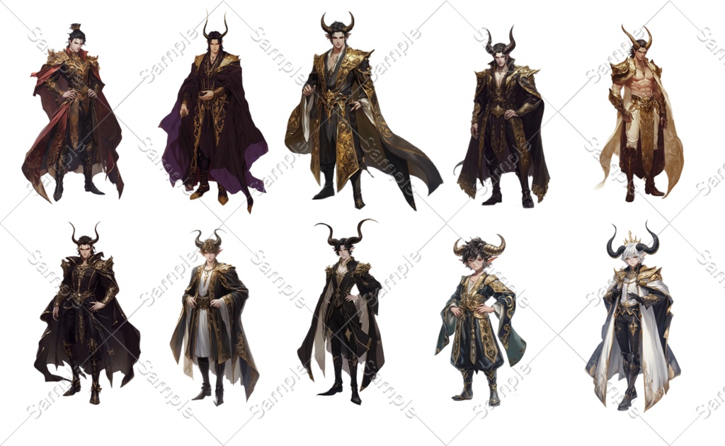 【立ち絵】魔王詰め合わせ【TRPG】【NPC】【ゲーム】