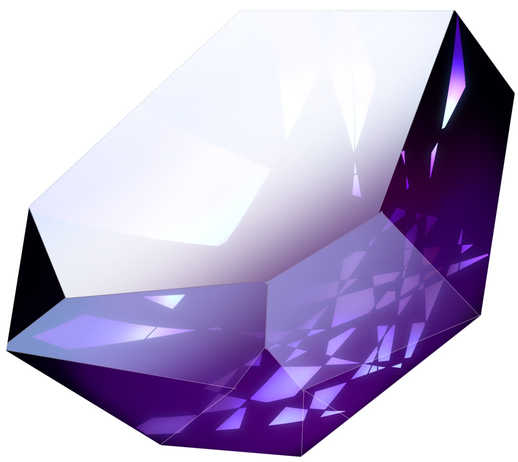 色とりどりの鉱石素材