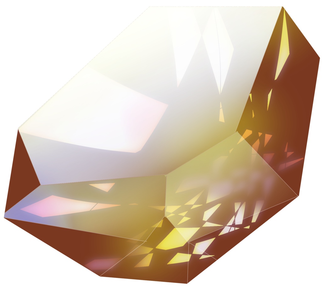 色とりどりの鉱石素材