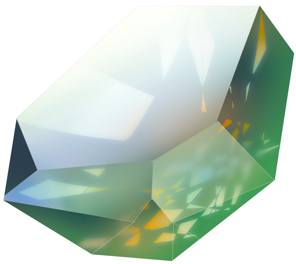 色とりどりの鉱石素材