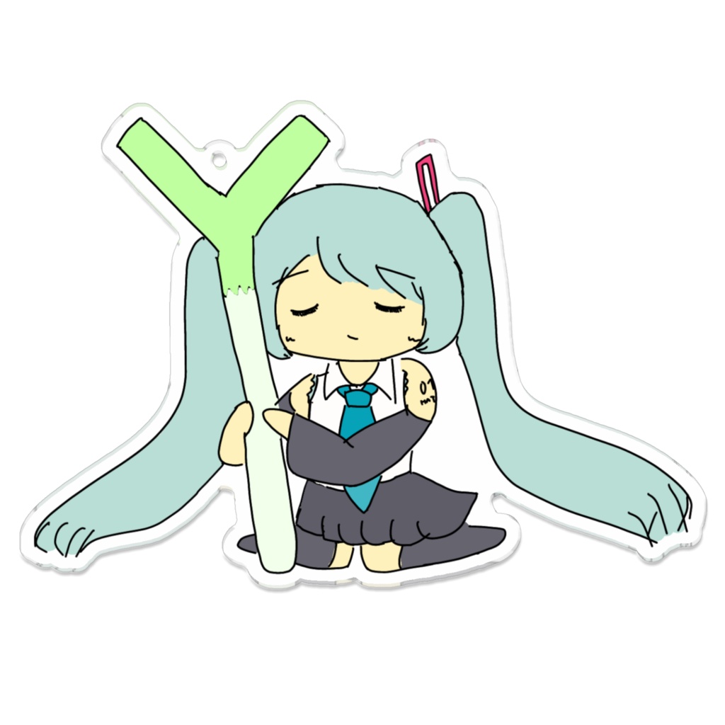 光合成ミクアクリルキーホルダー