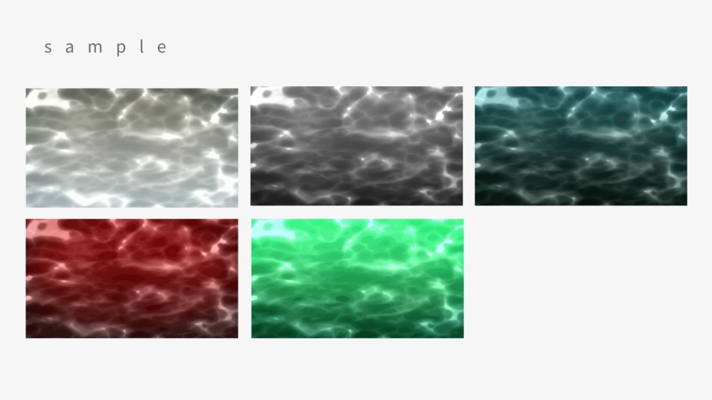 APNG素材|動く水面11種