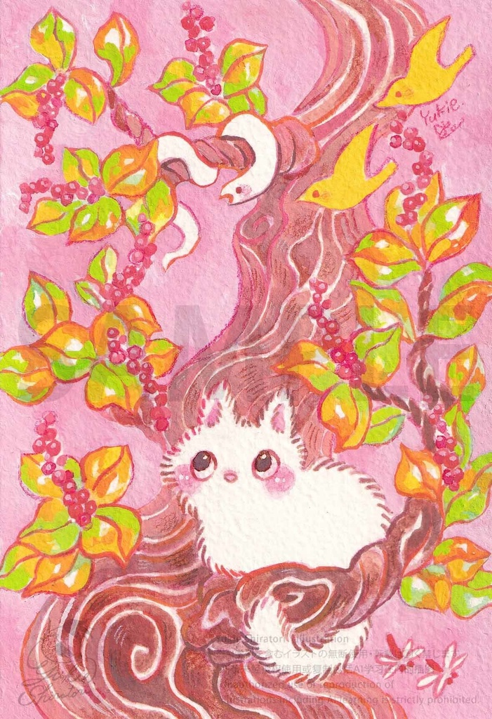 【額装原画作品】お気に入りの場所