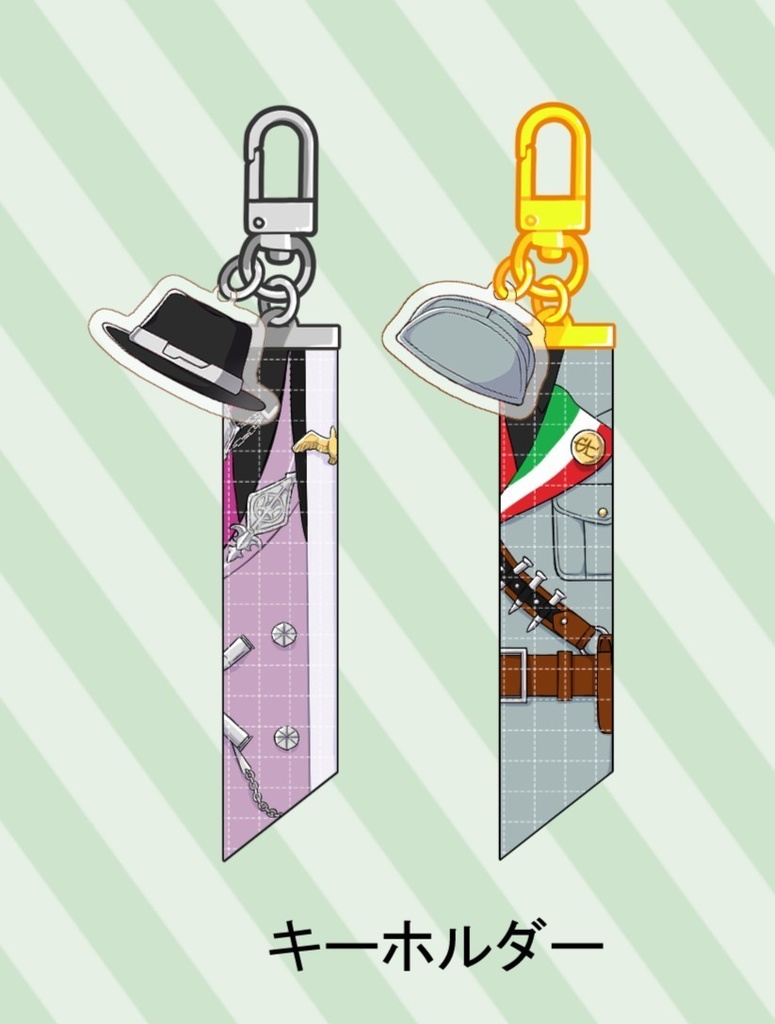 ベネッタ＆カルカノーレ　洋服キーホルダー