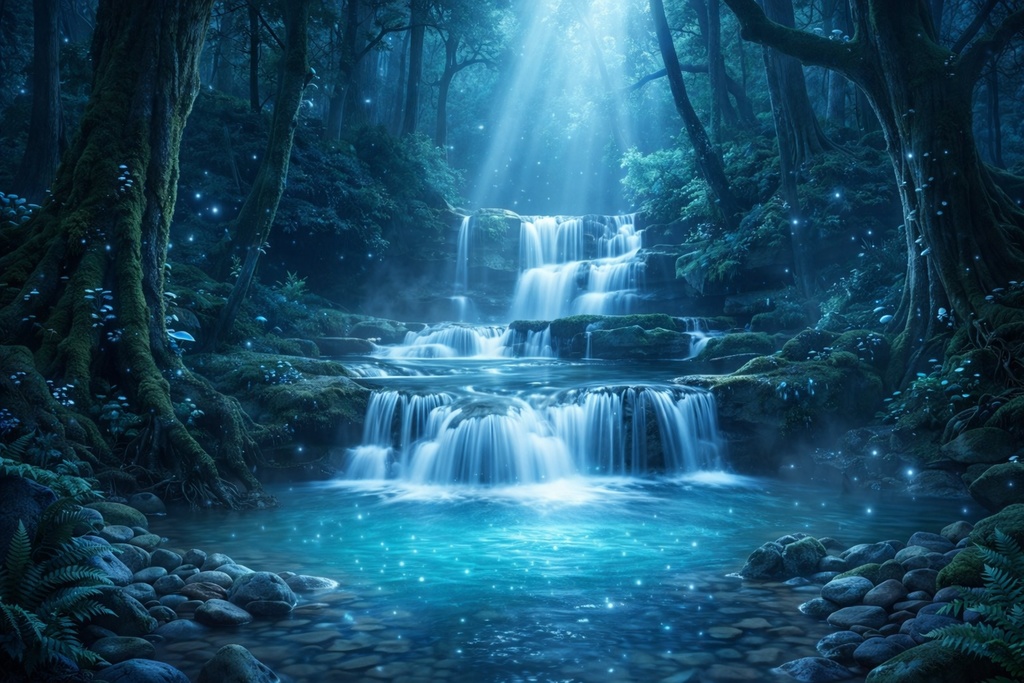 夜青幻想背景 10枚セット