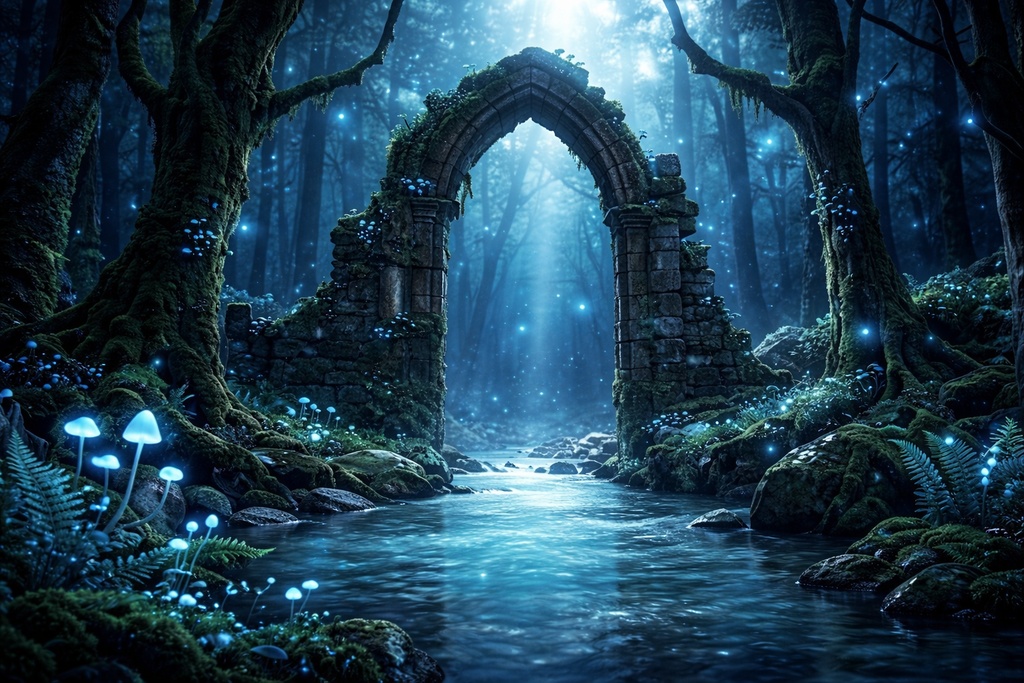 夜青幻想背景 10枚セット Vol.2