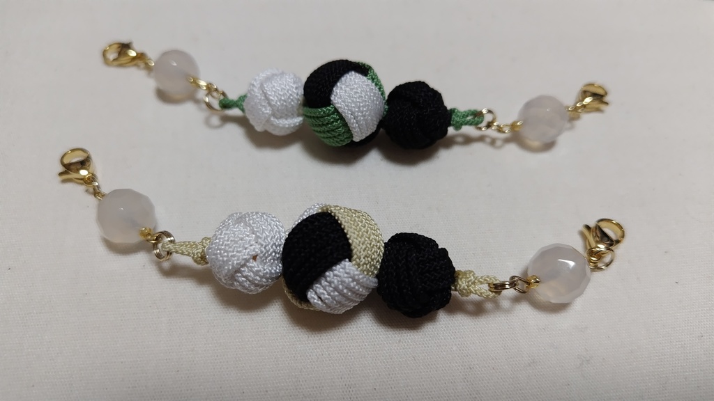 避邪鈴結びの羽織紐クリップ(春・桜🌸)