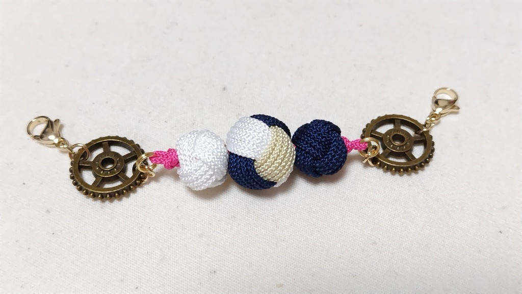 【文アル】避邪鈴結びの羽織紐クリップ