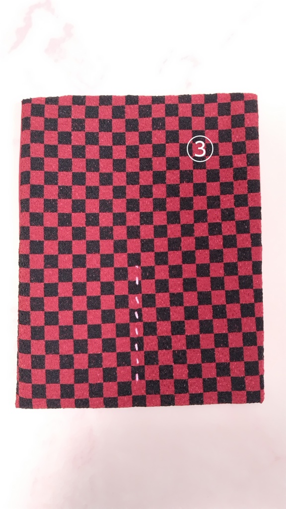 アクリルブロックフィギュア入れ(ペア用) ちりめん地